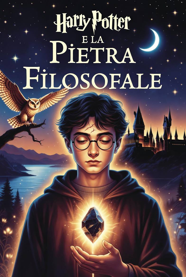 Harry Potter e la Pietra Filosofale - Audiolibro - Copertina